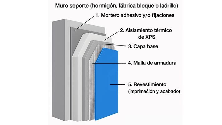 Diferentes capas del sistema SATE